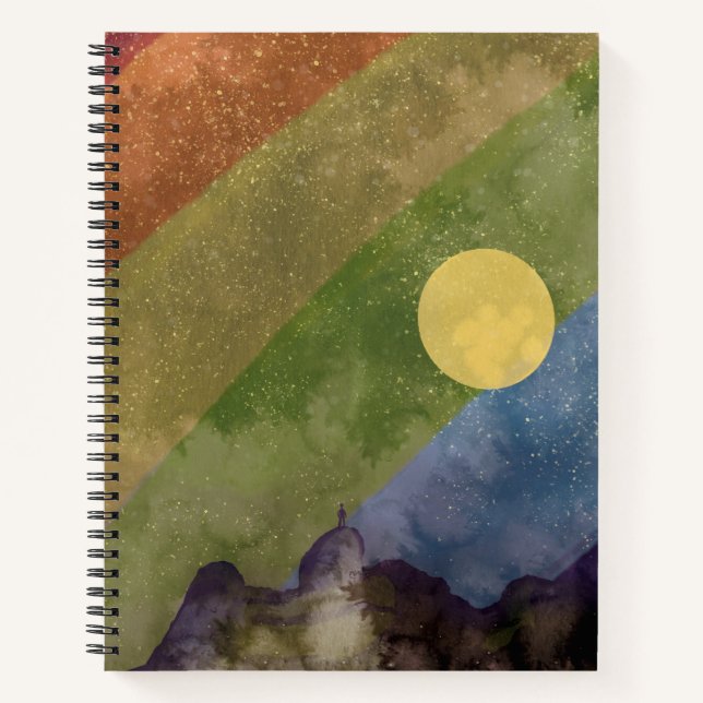 Rainbow universe notebook (Front)