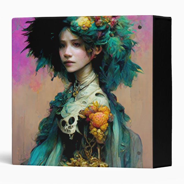 Rainbow Urchin 2 Fantasy Sci-Fi Binder (Back/Spine)