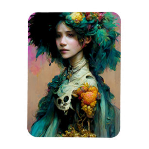 Rainbow Urchin 2 Fantasy Sci-Fi Magnet