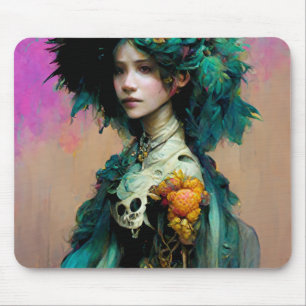 Rainbow Urchin 2 Fantasy Sci-Fi Mouse Pad