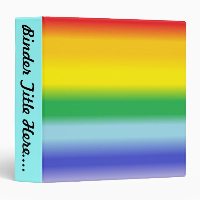 Rainbow v1 - 1.5" binder (Front/Spine)