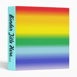 Rainbow v1 - 1" binder