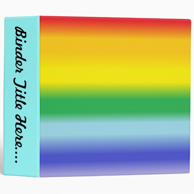 Rainbow v1 - 2" binder (Front/Spine)