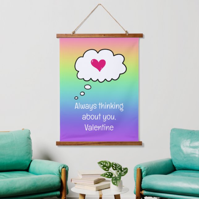 Rainbow Valentine Tapestry (Living Room)
