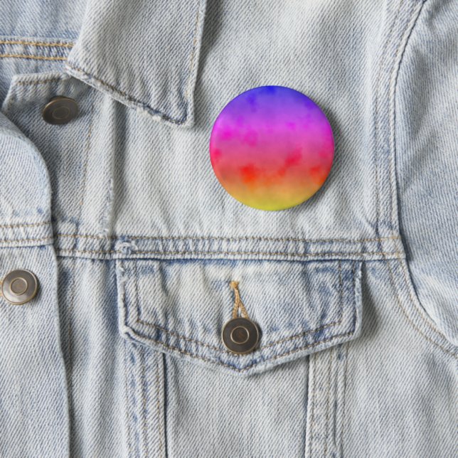 Rainbow Vapor 2 Inch Round Button (In Situ)