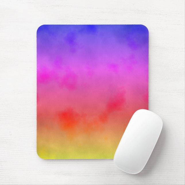 Rainbow Vapor Mouse Pad (With Mouse)