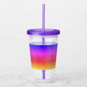 Rainbow Vapour Acrylic Tumbler
