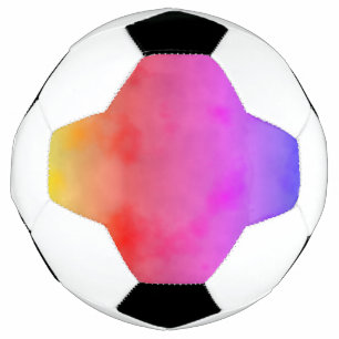 Rainbow Vapour Soccer Ball