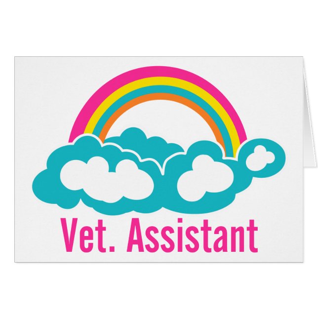 Rainbow Veterinary Assistant (Front Horizontal)