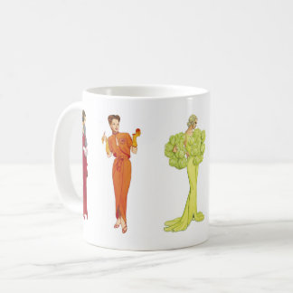 Rainbow Vintage Hollywood Gowns Coffee Mug
