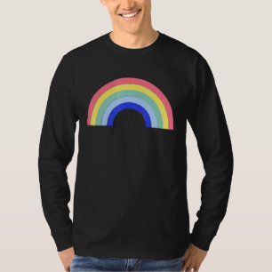 Rainbow Vintage Retro 80s Style T-Shirt