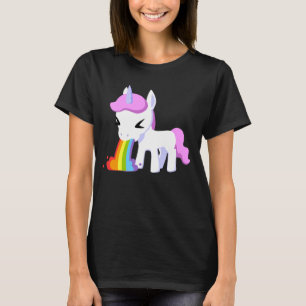 RAINBOW VOMIT UNICORN T-SHIRTS