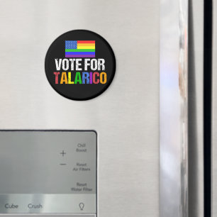 Rainbow Vote for Talarico 2026 Election Magnet