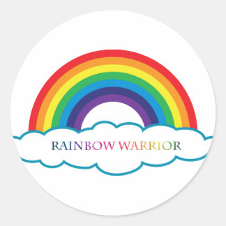 Rainbow Warrior collections Classic Round Sticker