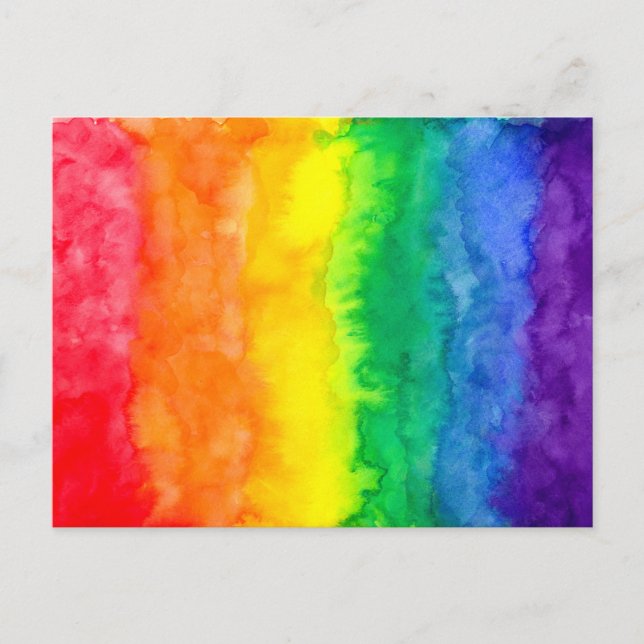 Rainbow Wash Postcard (Front)