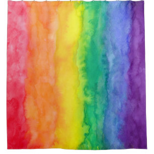 Rainbow Wash Shower Curtain