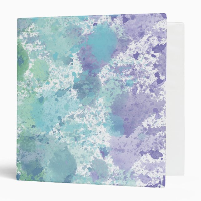 Rainbow Watercolor Binder (Front/Inside)