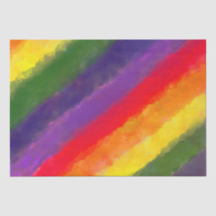 Rainbow Watercolor Custom Tissue Paper