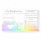 Rainbow Watercolor Wash Daily Selfcare Planner
