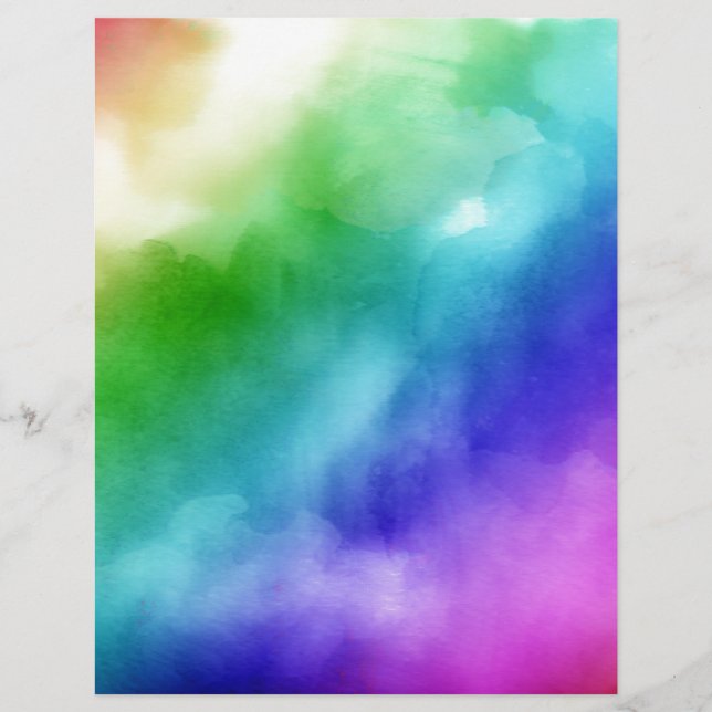 Rainbow Watercolors (Front)