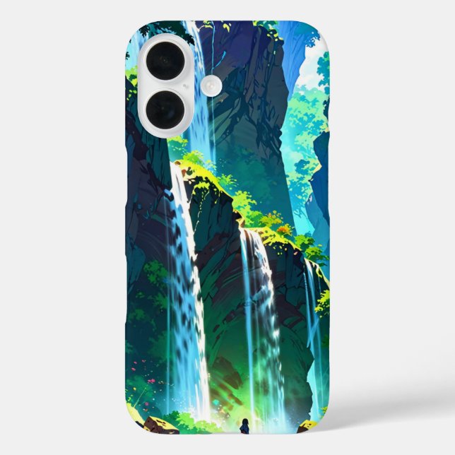 Rainbow Waterfall Case-Mate iPhone Case (Back)