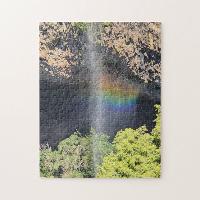 Rainbow Waterfall Jigsaw Puzzle (Vertical)