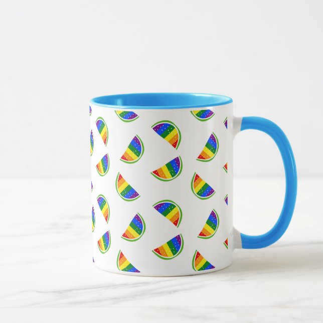 Rainbow Watermelon Pattern Mug (Right)