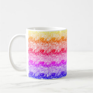 Rainbow wave coffee mug