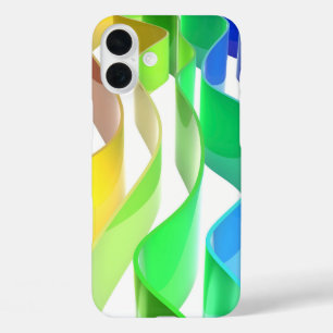 Rainbow waves iPhone 16 plus case