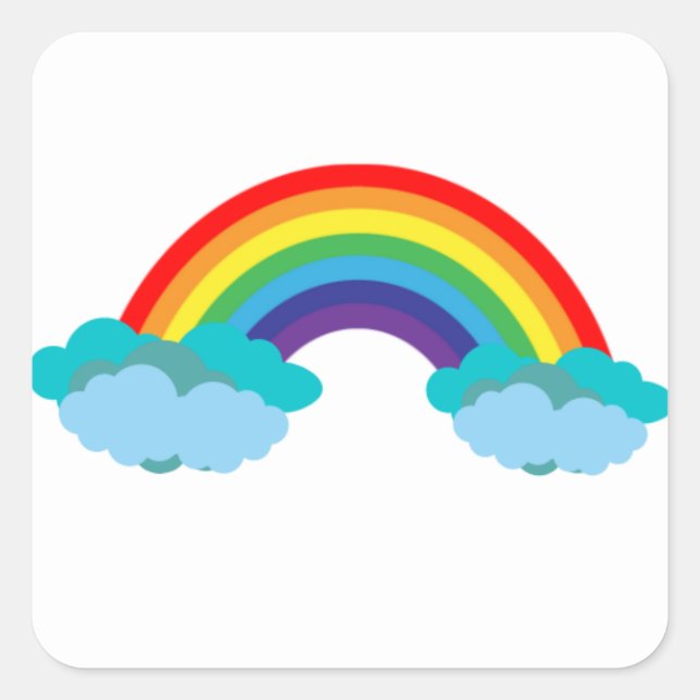Rainbow Weather Tracker Sticker sheet (Front)