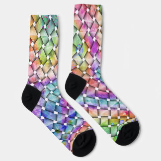 RAINBOW WEAVE Custom Sustainable Premium Crew Sock