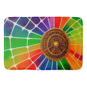 Rainbow Web Bath Mat