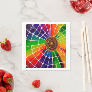 Rainbow Web Napkin