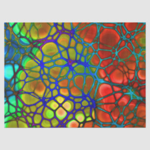 rainbow web tissue paper