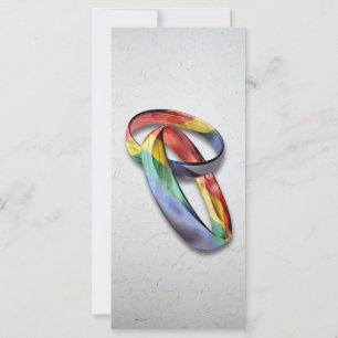 Rainbow Wedding Rings for Marriage Equality