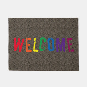 Rainbow Welcome Doormat