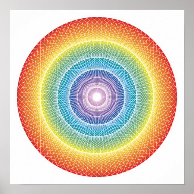 Rainbow Wheel #3 Poster (Front)