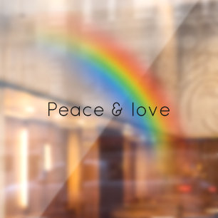 Rainbow Window Cling