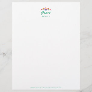 Rainbow Winged Dove (sharp / full colour) Letterhead