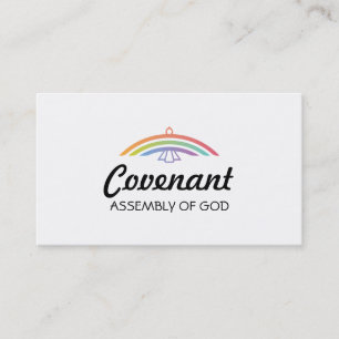 Rainbow Winged Dove (soft / full colour) Business Card