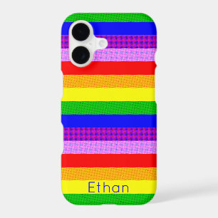 Rainbow with a dotty pattern