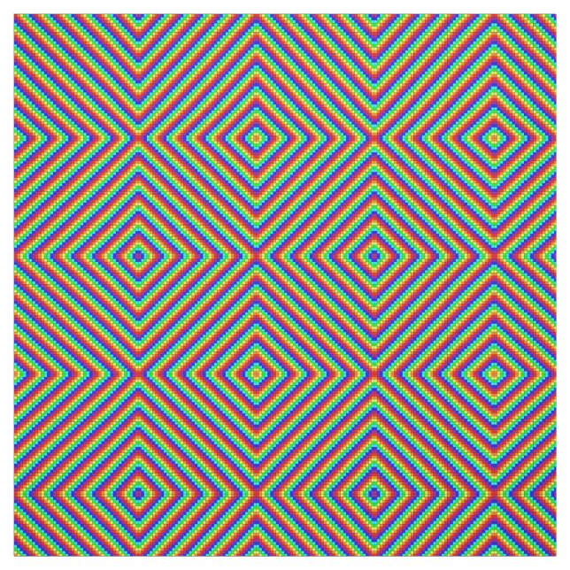 Rainbow X - Combed Cotton Fabric (Swatch)