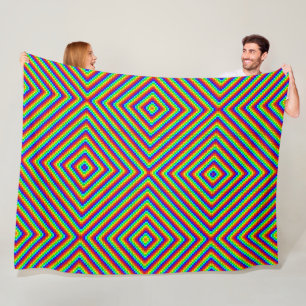 Rainbow X - Fleece Blanket