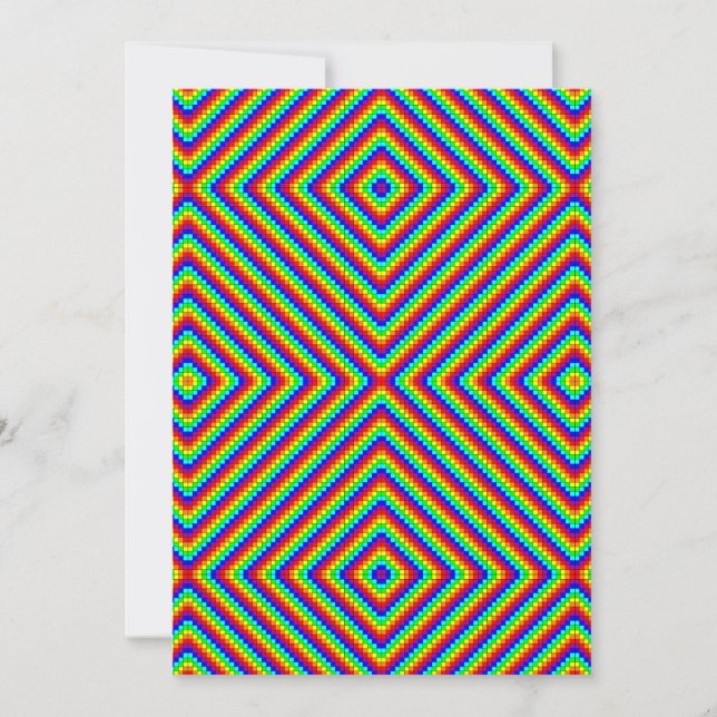 Rainbow X - Greeting Card (Front)