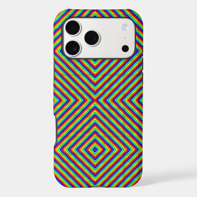 Rainbow X - iPhone (16 Pro Max) Coque (Verso)