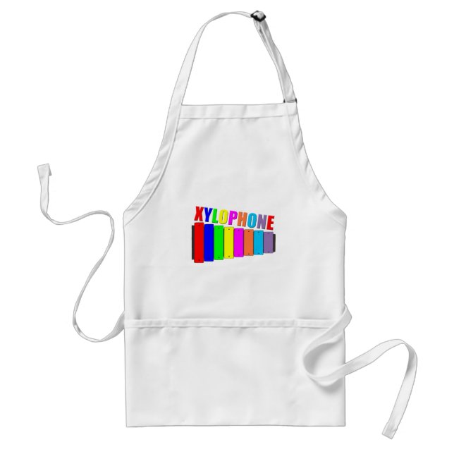 rainbow xylophone standard apron (Front)
