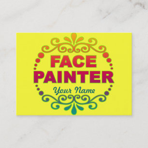 Rainbow Yellow Business Card