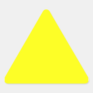 Rainbow Yellow Triangle Sticker