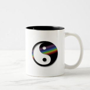Rainbow Yin Yang Mug