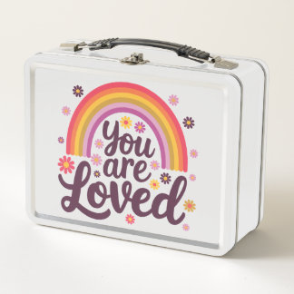 Rainbow You Loved Metal Lunch Box